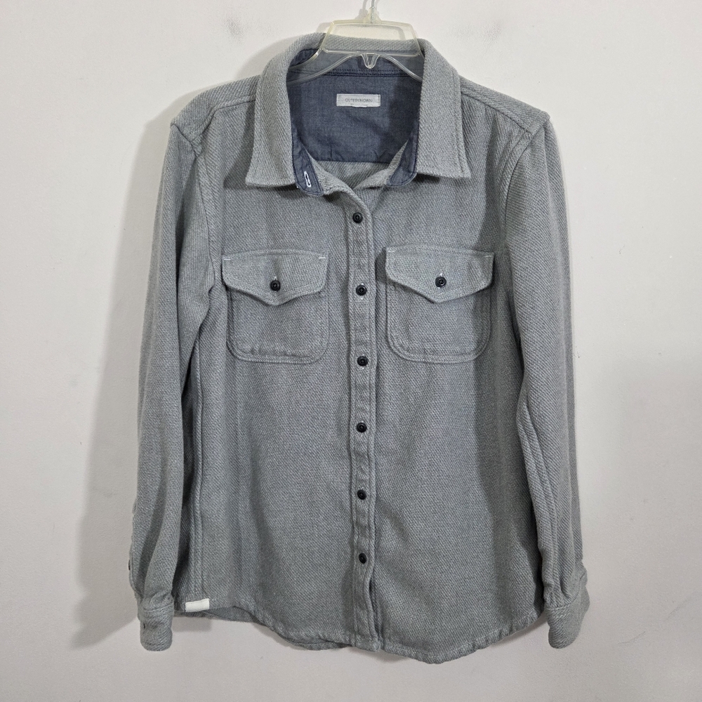 Outerknown Grey Blanket Shirt - Picture 2 of 10
